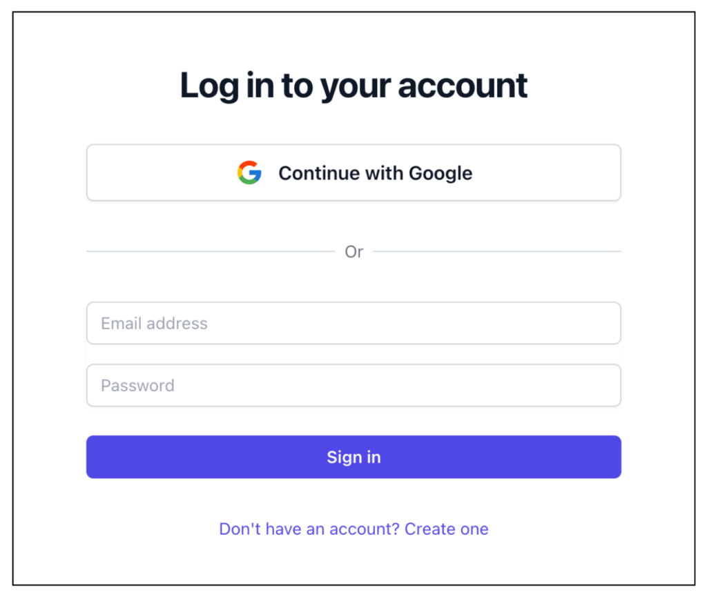 SJinnでログイン方法を選択