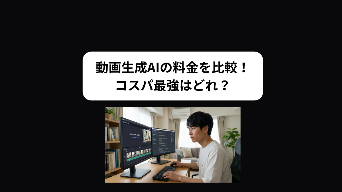 人気動画生成AIの料金を比較!コスパ最強のサービスランキング!